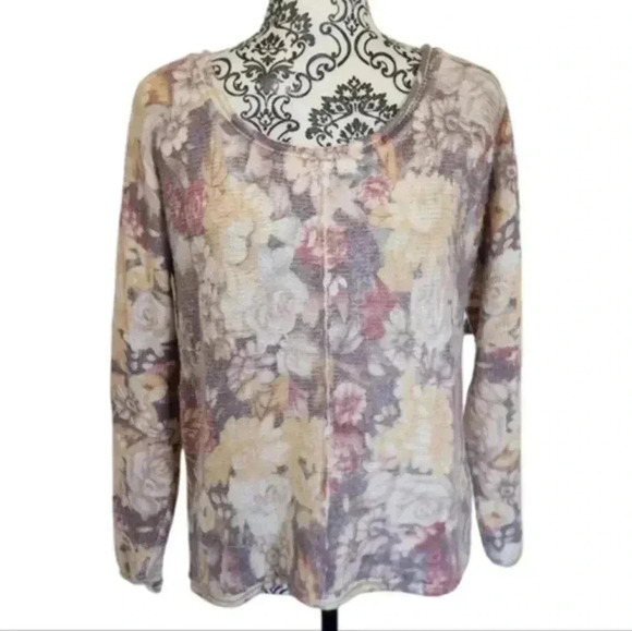 Free People Sweater Women Small Flower Bomb Pullover Wool Angora Boho Fairy Y2K - Picture 2 of 16